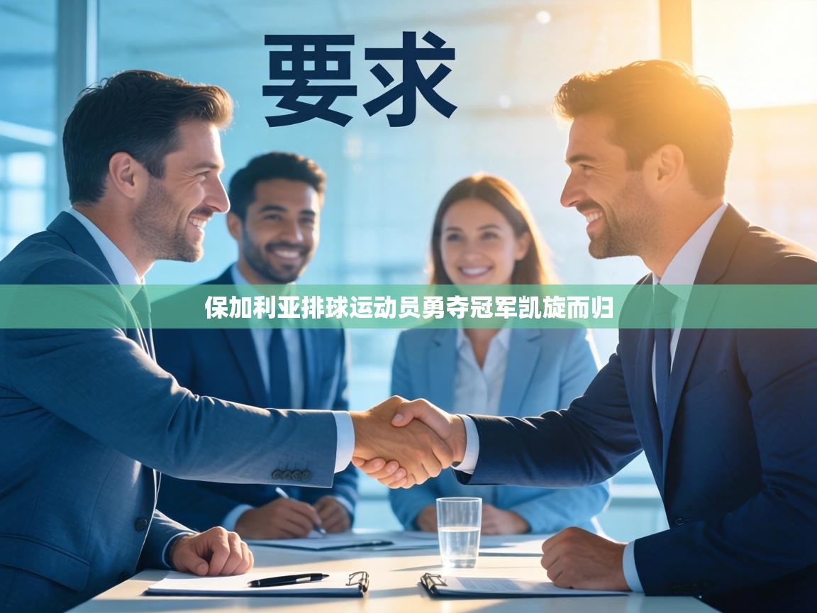 保加利亚排球运动员勇夺冠军凯旋而归 第1张